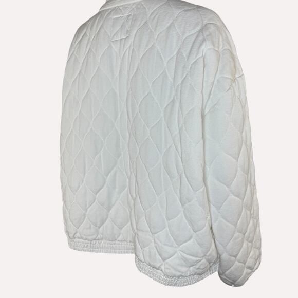 Anybody Quilted Sueded Twill Jacket Natural Womens 1X NWOT - Picture 13 of 16